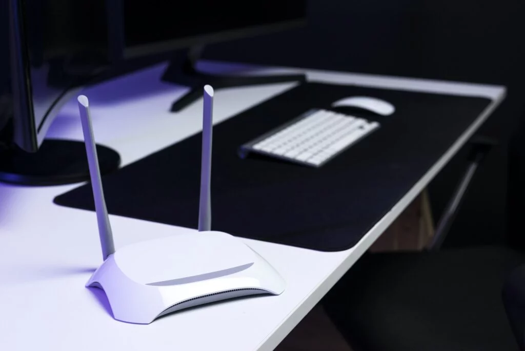 WiFi router used to connect learning spaces