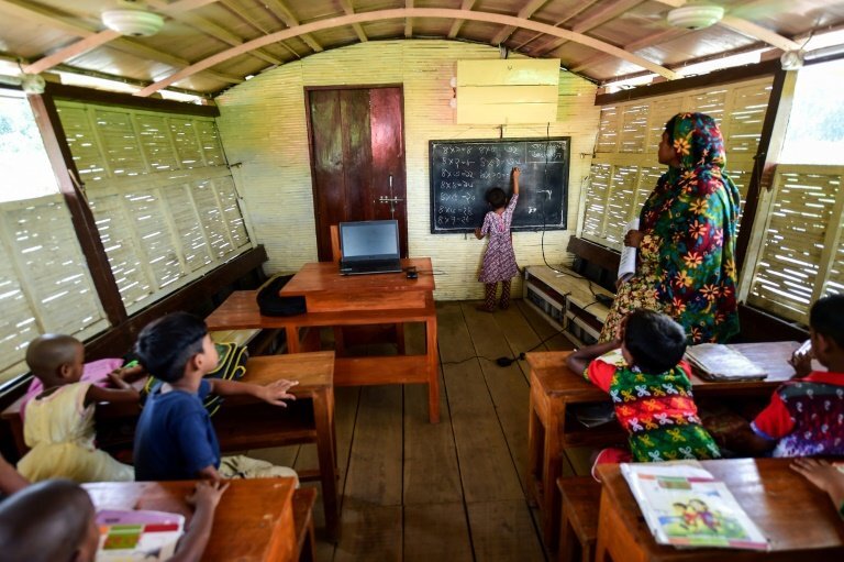 Bangladesh kids turn the tide on climate change aboard floating schools
